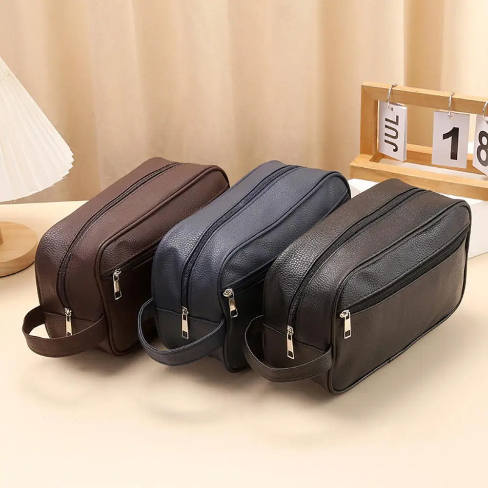 Trousse de toilette homme voyage élégante