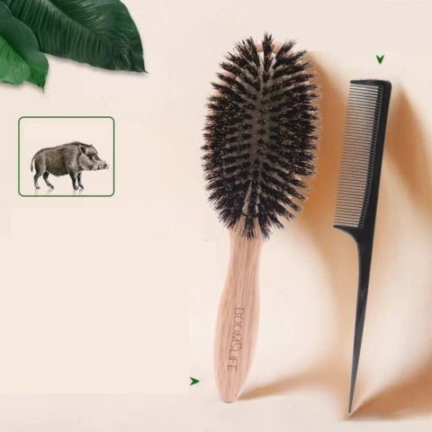 Brosse à Poil de Sanglier - 100% poil de sanglier - Petits Plaisirs Malins