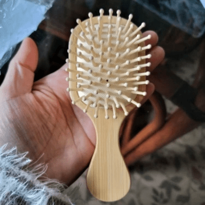 Brosse Cheveux en Bois de Bambou - Petits Plaisirs Malins