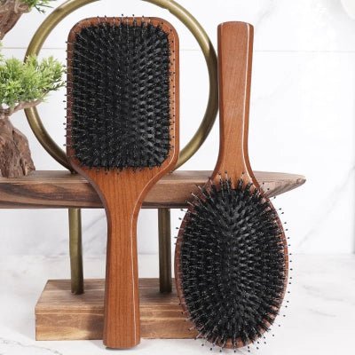 Brosse poils de sanglier - à coussinet - Petits Plaisirs Malins