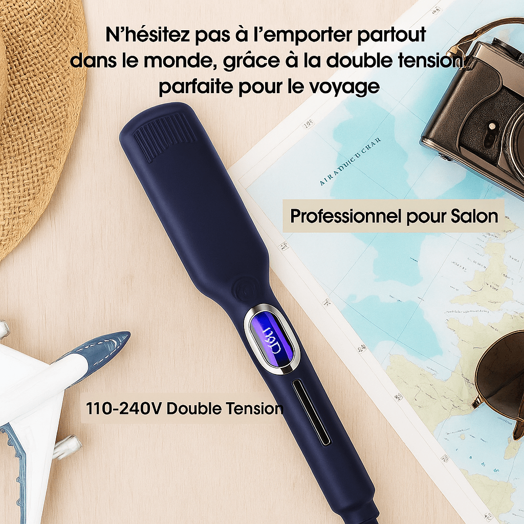 Lisseur grande plaque - bleu nuit - Petits Plaisirs Malins