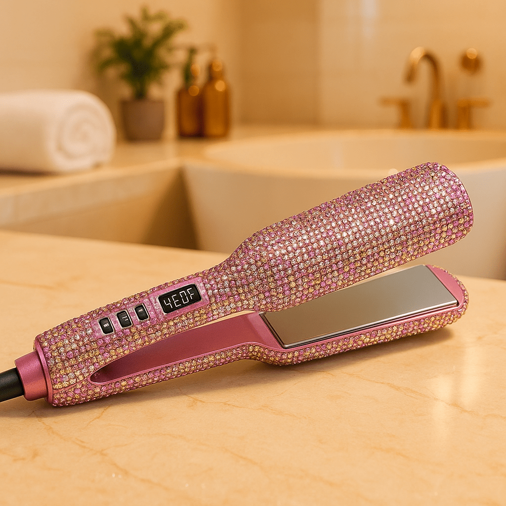 Lisseur plaque large - glamour - Petits Plaisirs Malins