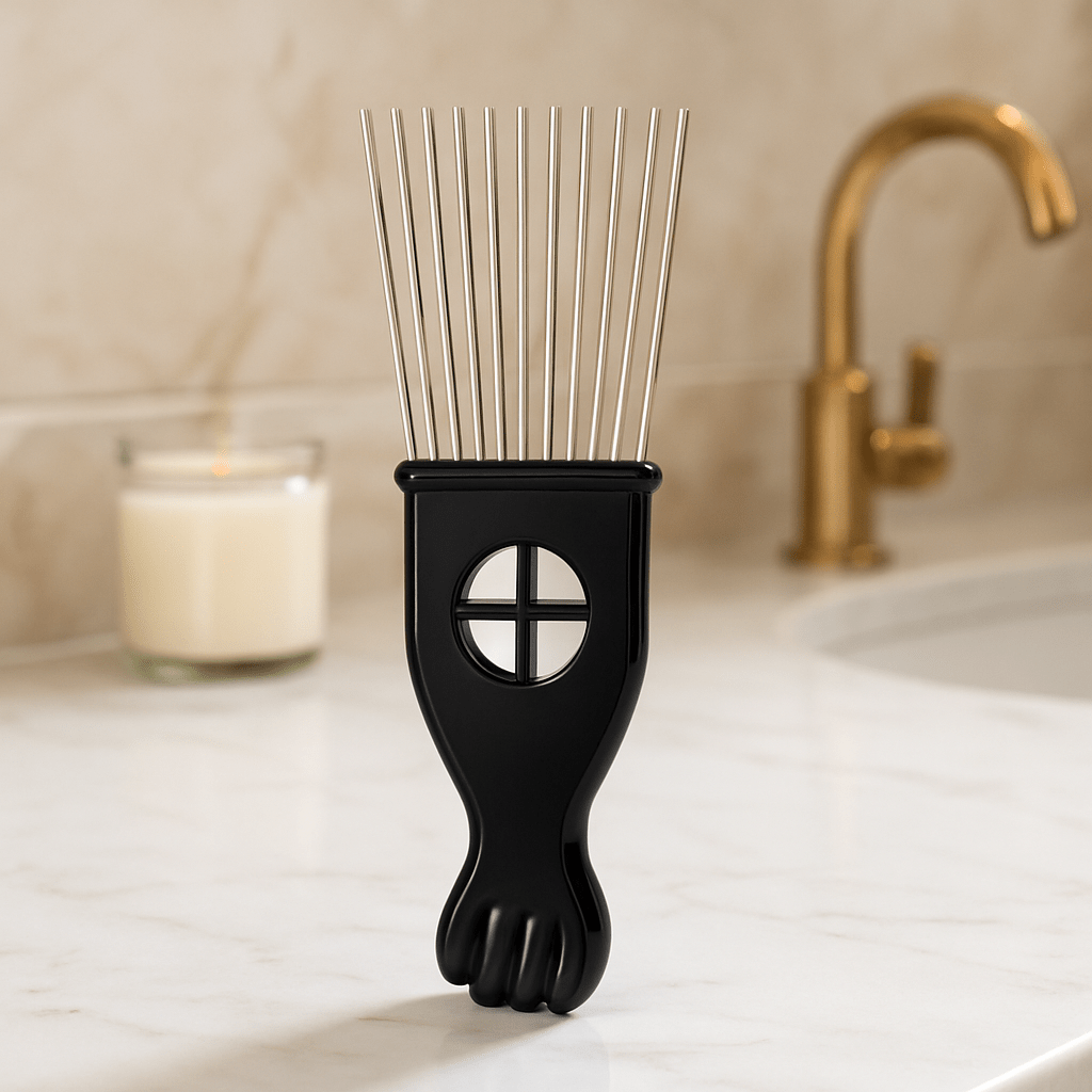 Peigne afro - inox - Petits Plaisirs Malins
