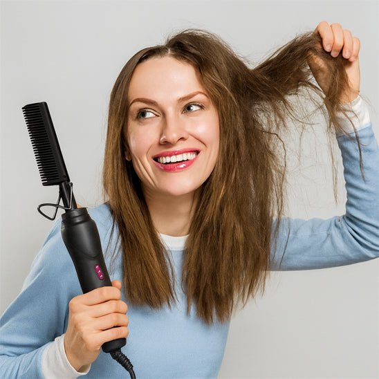 Peigne Chauffant - LISSHAIR™ - Petits Plaisirs Malins