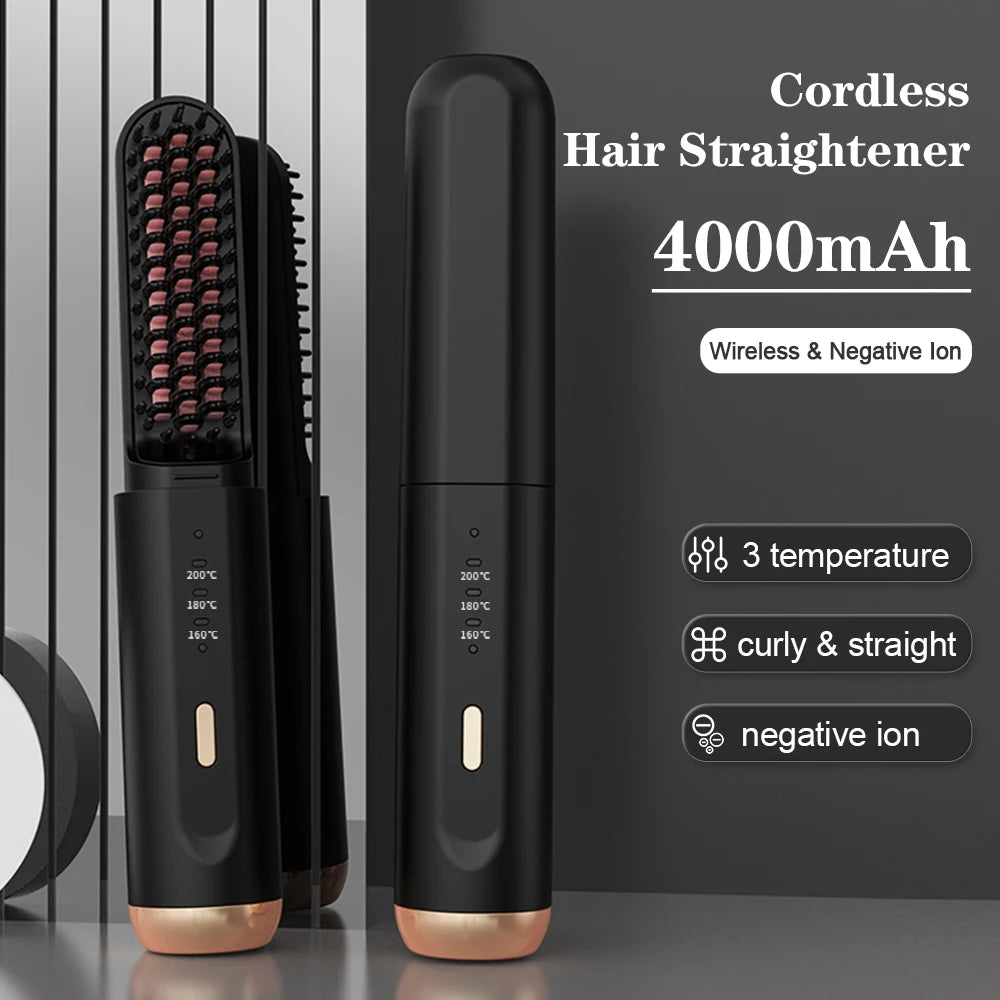 Brosse chauffante - sans fil