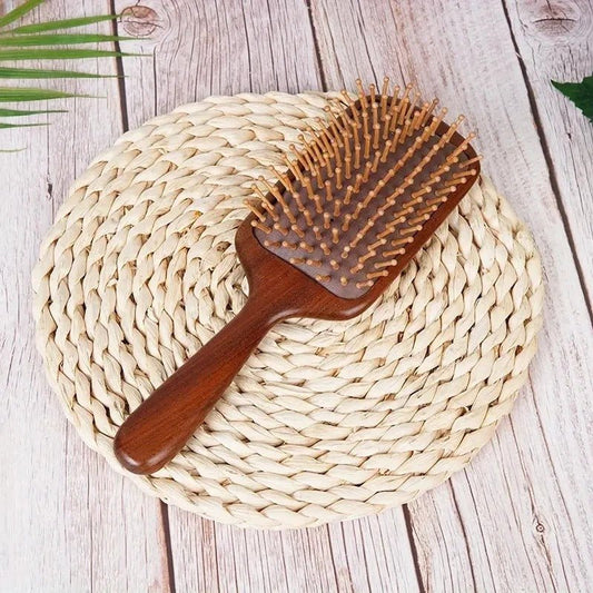 Brosse à cheveux - bois de santal LONGHAIR™ - Petits Plaisirs Malins
