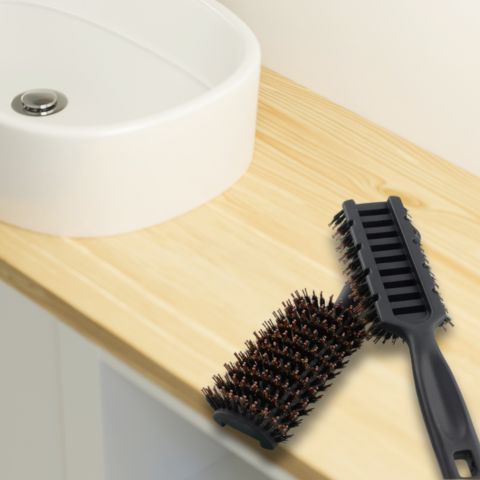 Brosse à Cheveux en Poil de Sanglier - demi - Petits Plaisirs Malins