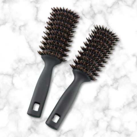 Brosse à Cheveux en Poil de Sanglier - demi - Petits Plaisirs Malins