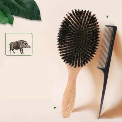Brosse à Poil de Sanglier - 100% poil de sanglier - Petits Plaisirs Malins