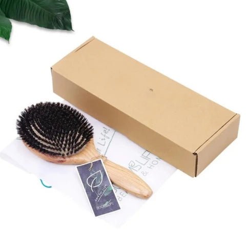 Brosse à Poil de Sanglier - 100% poil de sanglier - Petits Plaisirs Malins