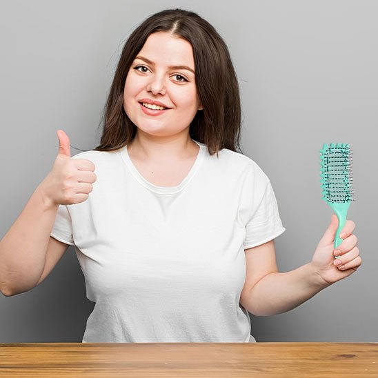 Brosse Cheveux Bouclés - Aérée - Petits Plaisirs Malins