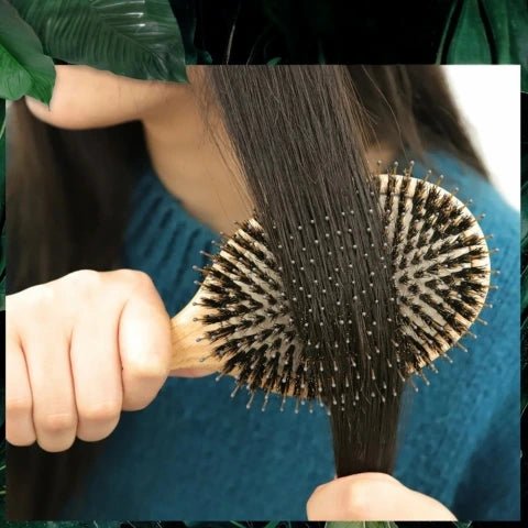 Brosse en poil de sanglier - Grand format en Bois - Petits Plaisirs Malins