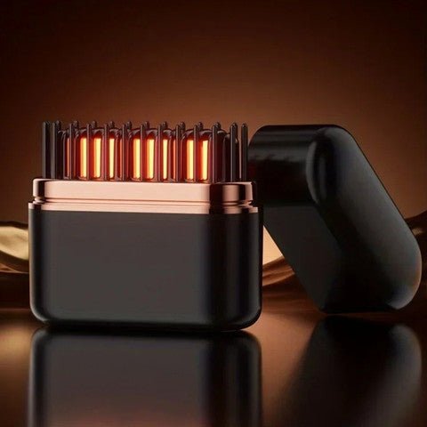 Brosse lissante chauffante - Format de Poche - Petits Plaisirs Malins