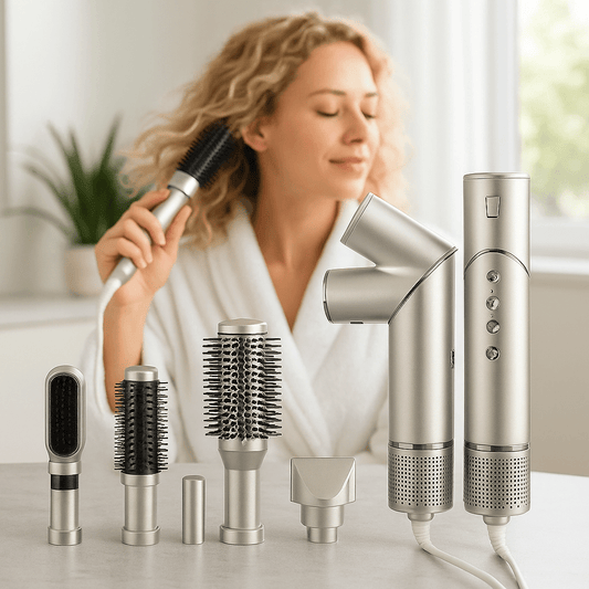 Brosse Lissante et Chauffante 7 en 1 - Petits Plaisirs Malins