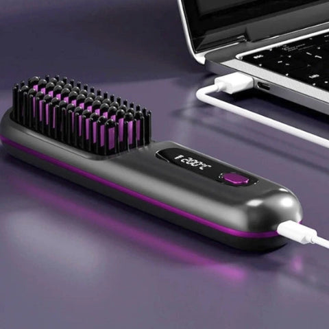 brosse-lissante-et-chauffante-rechargeable