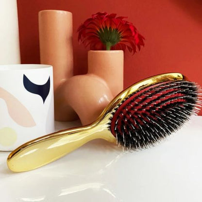 Brosse Poil de Sanglier - Anti statique - Petits Plaisirs Malins