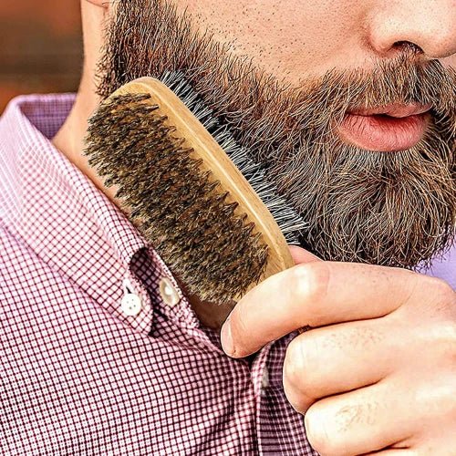 Brosse poil de sanglier - double face pour Homme - Petits Plaisirs Malins