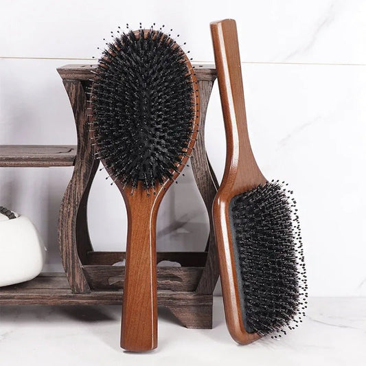 Brosse poils de sanglier - à coussinet - Petits Plaisirs Malins