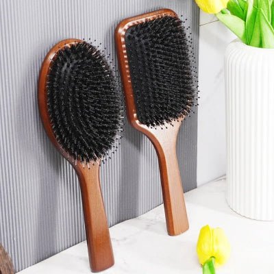Brosse poils de sanglier - à coussinet - Petits Plaisirs Malins