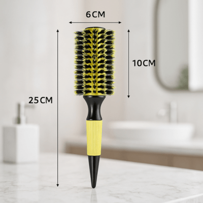 Brosse ronde poil de sanglier - NATURELISS™ - Petits Plaisirs Malins