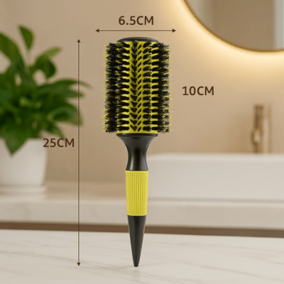 Brosse ronde poil de sanglier - NATURELISS™ - Petits Plaisirs Malins