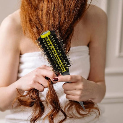 Brosse ronde poil de sanglier - NATURELISS™ - Petits Plaisirs Malins