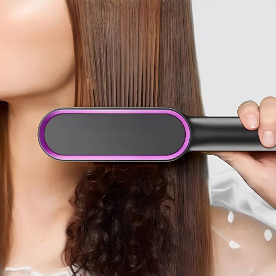 Lisseur Boucleur - avec brosse - Petits Plaisirs Malins