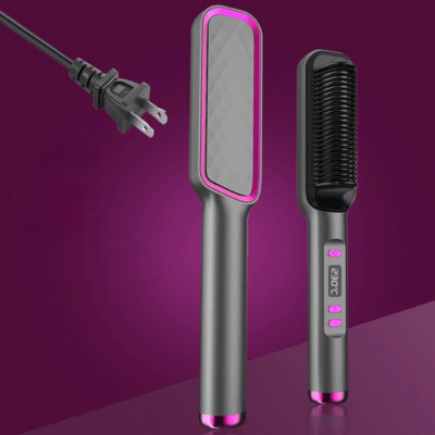 Lisseur Boucleur - avec brosse - Petits Plaisirs Malins