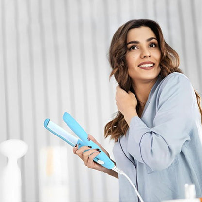 Lisseur cheveux courts ou long bleu