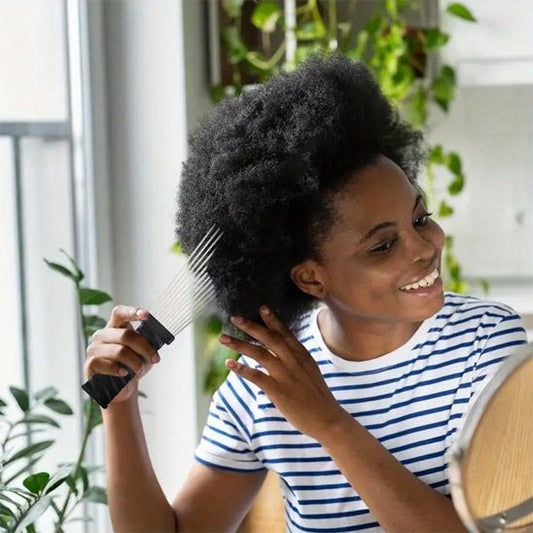 Peigne afro - inox - Petits Plaisirs Malins
