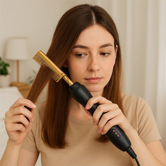 Peigne Chauffant - LISSHAIR™ - Petits Plaisirs Malins