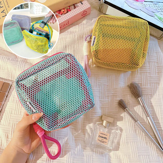 petite trousse maquillage pour sac à main visibilité totale 