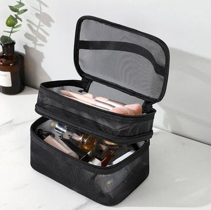 Trousse à maquillage - 2 niveaux - Petits Plaisirs Malins