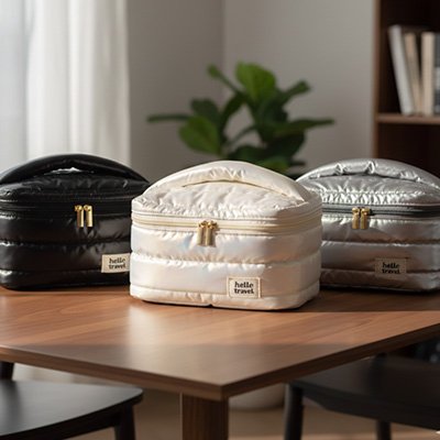 Trousse de toilette de luxe femme élégante 