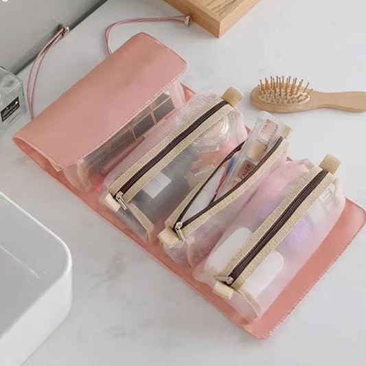 Trousse de toilette de voyage - dépliable - Petits Plaisirs Malins