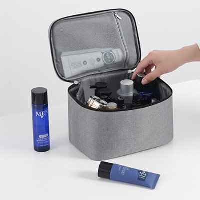 Trousse de toilette homme voyage double fermeture éclair