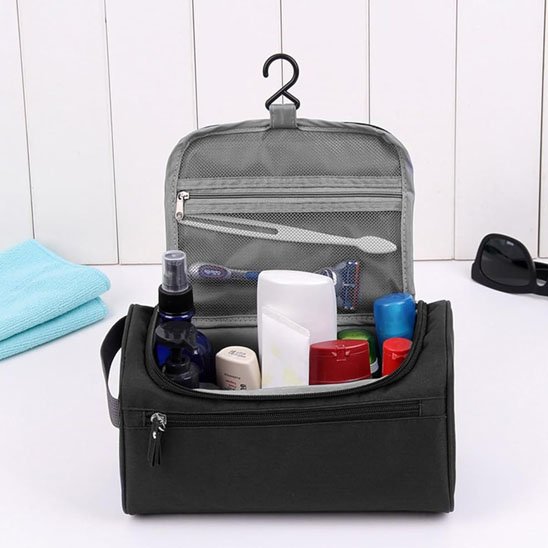 Trousse de toilette homme voyage format compact 