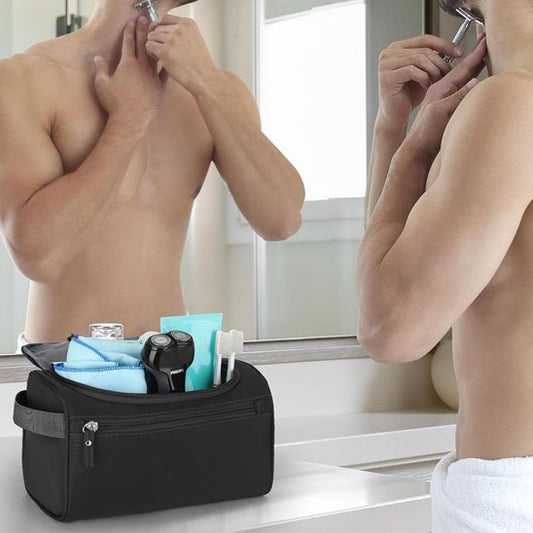 Trousse de toilette homme voyage grand compartiment 