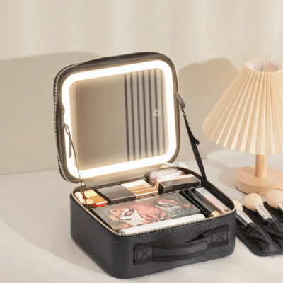 Trousse de toilette - miroir lumineux - Petits Plaisirs Malins