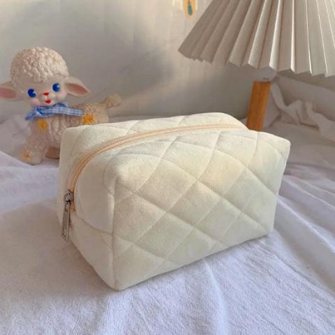 Trousse maquillage - velours - Petits Plaisirs Malins